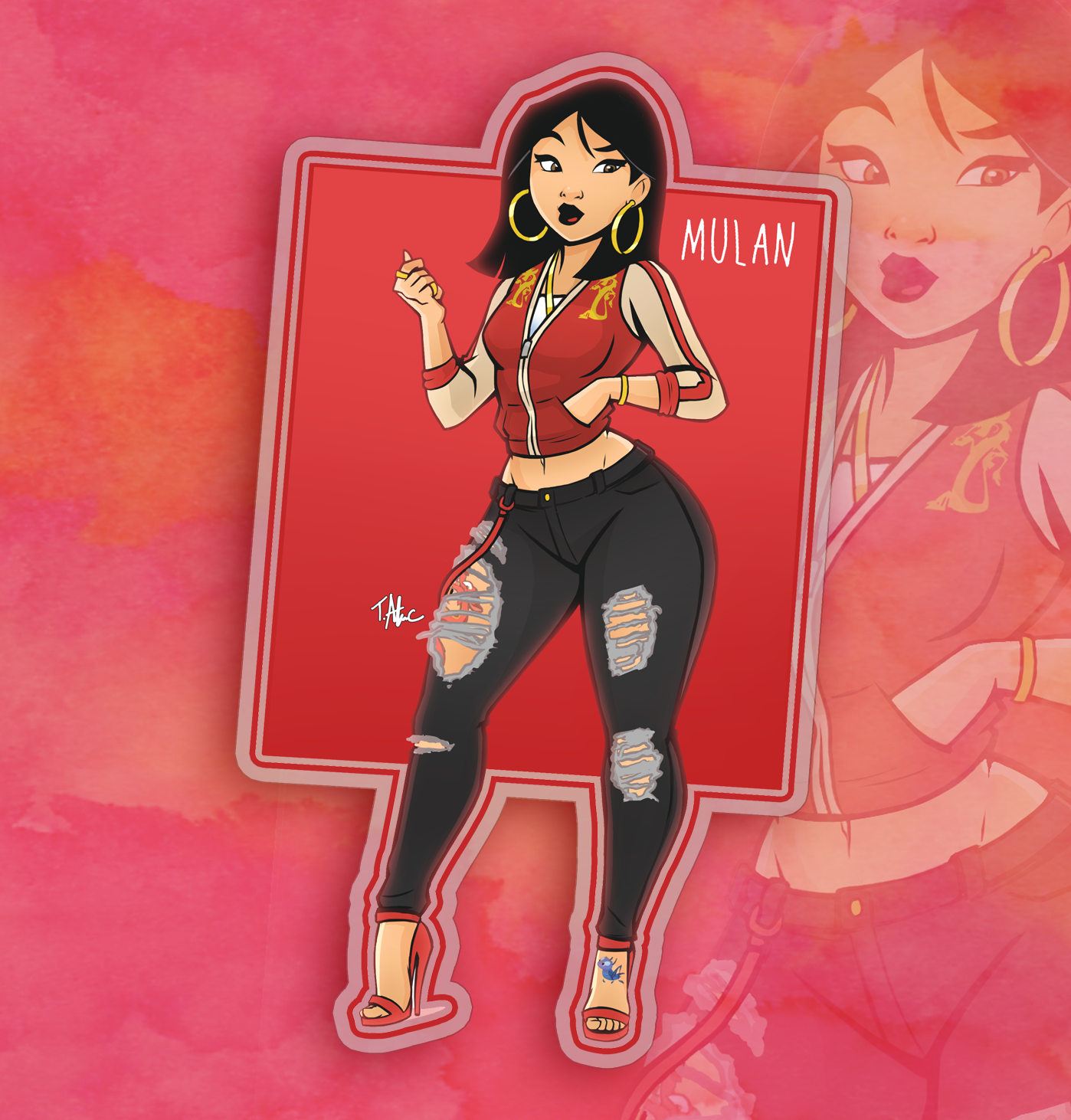 Mulan Sticker – terryalec